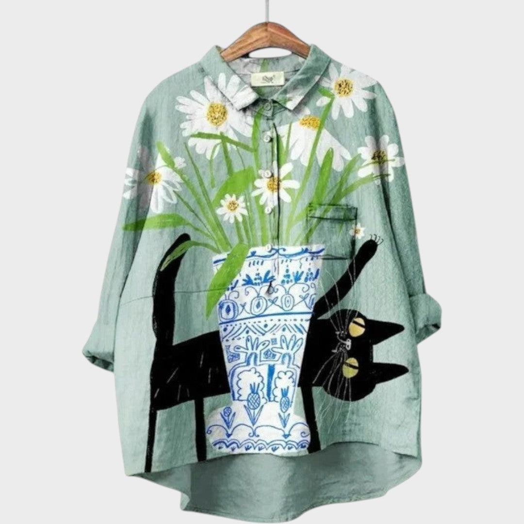 Celina | Blusa Oversize con Botones
