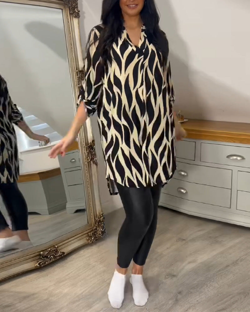 Alexandra | Blusa Suelta Impresa para Mujeres