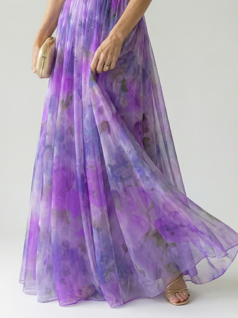 Isel | Vestido Maxi de Envoltura Suave