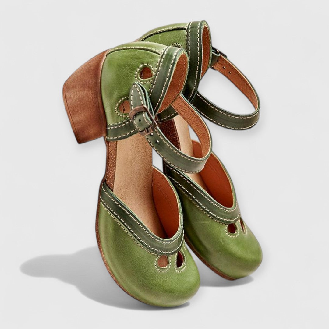 Kristina | Sandalias Elegantes con Taco