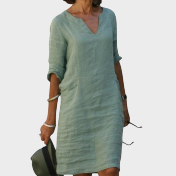 Julieta | Vestido Elegante con Escote en V