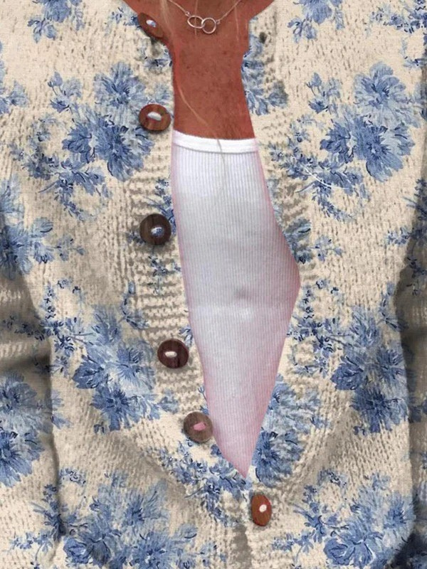 Renaya | Suéter de Cárdigan Vintage para Mujeres
