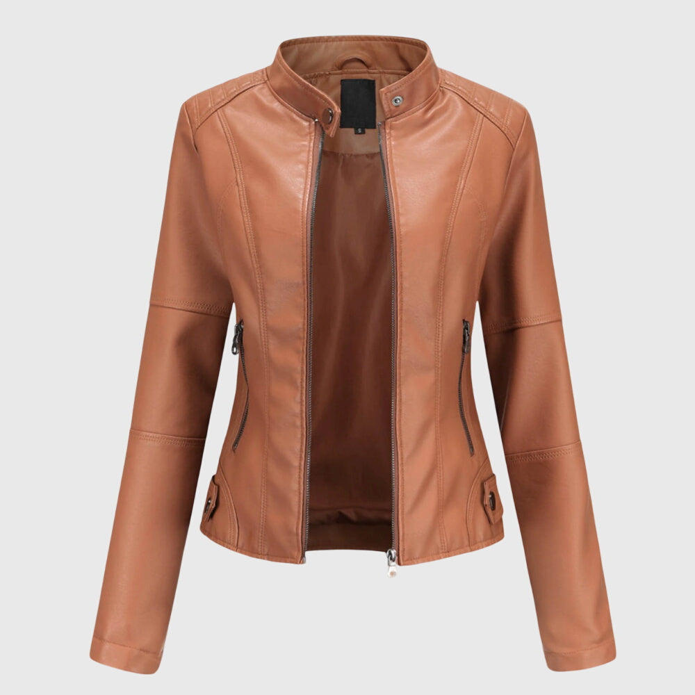 Giorgina | Elegante chaqueta de cuero para mujeres