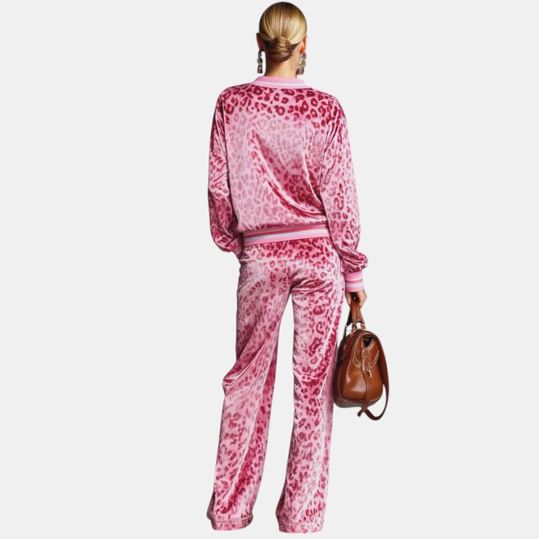 Paz | Conjunto Deportivo de Terciopelo Rosa