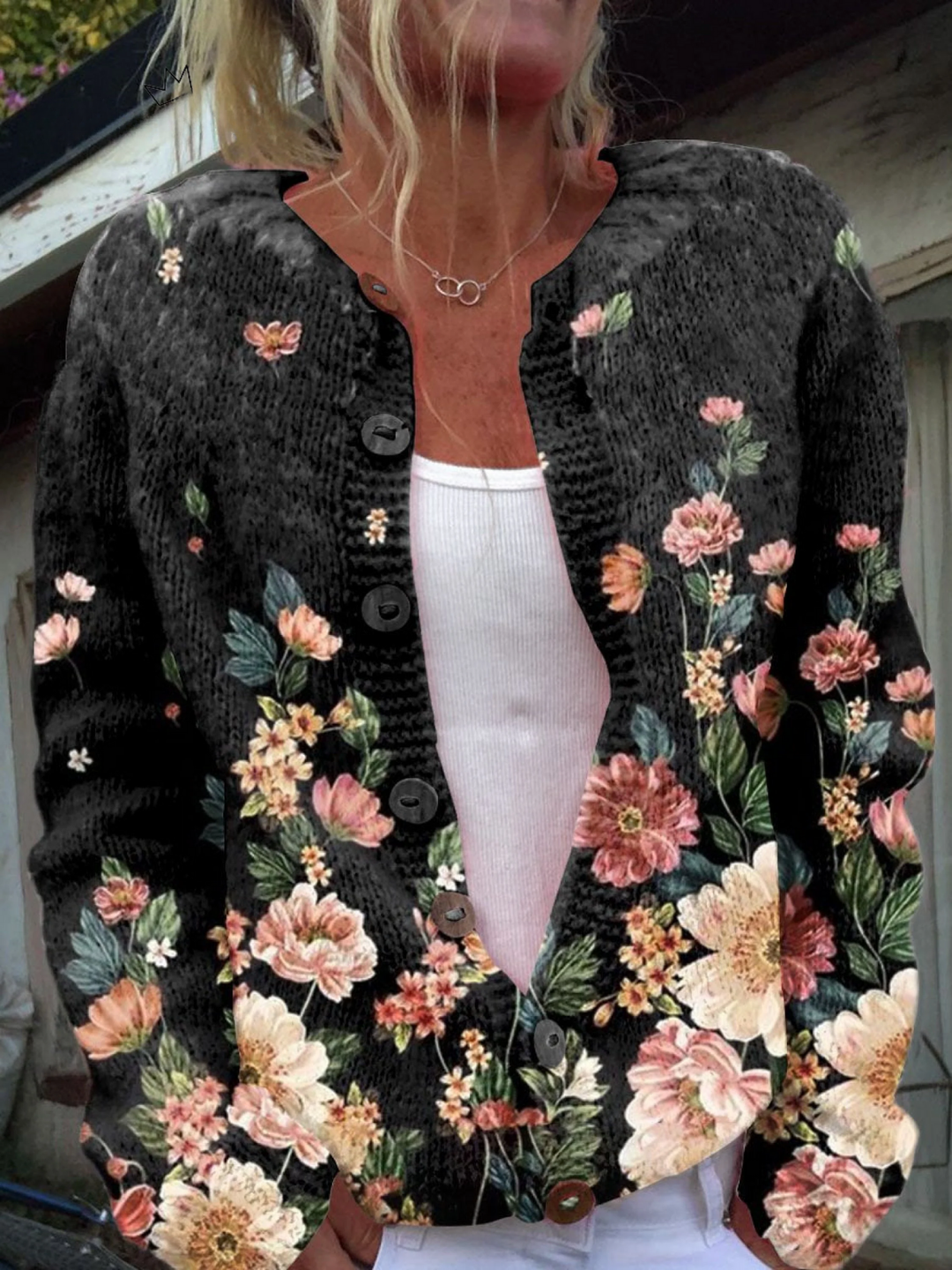 Elara | Suéter Cardigan Vintage para Mujeres