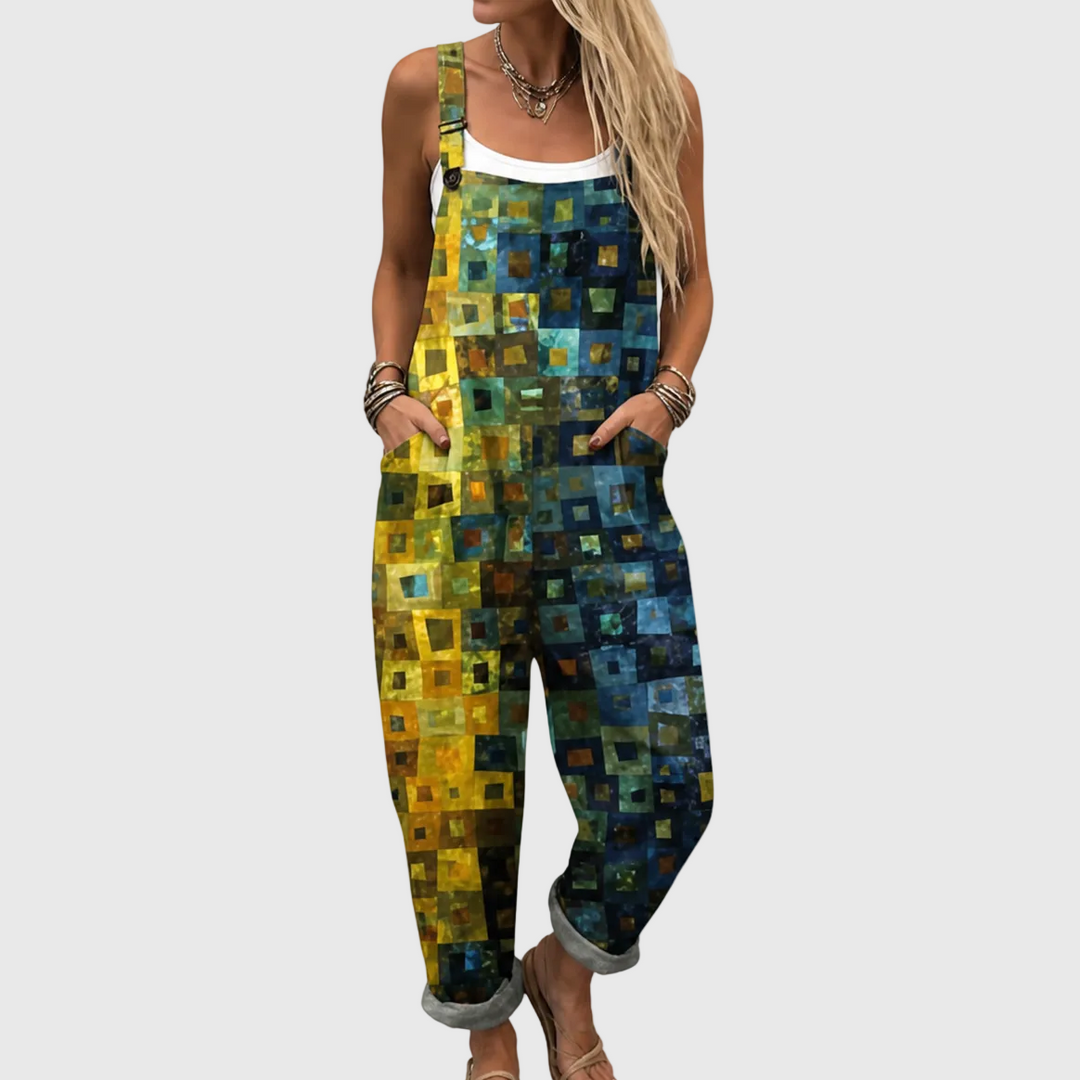 Svenja | Mono con cuadrados de mosaico
