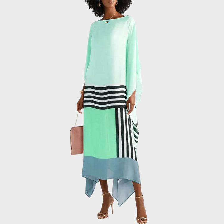 Antonia | Vestido Elegante con Diseño Geométrico