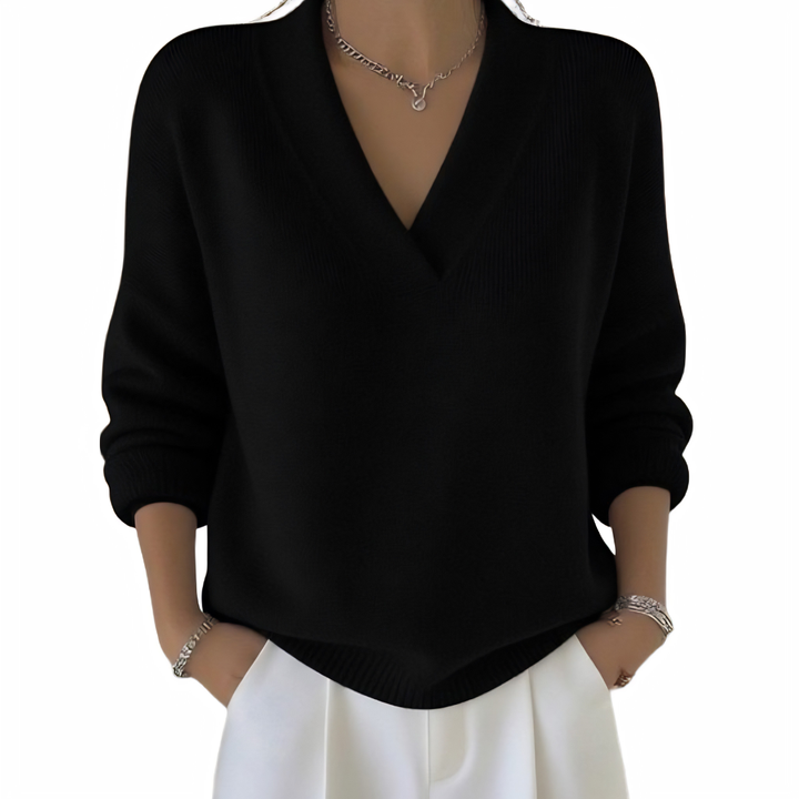 Maggie | Suéter V-Neck Sin Esfuerzo