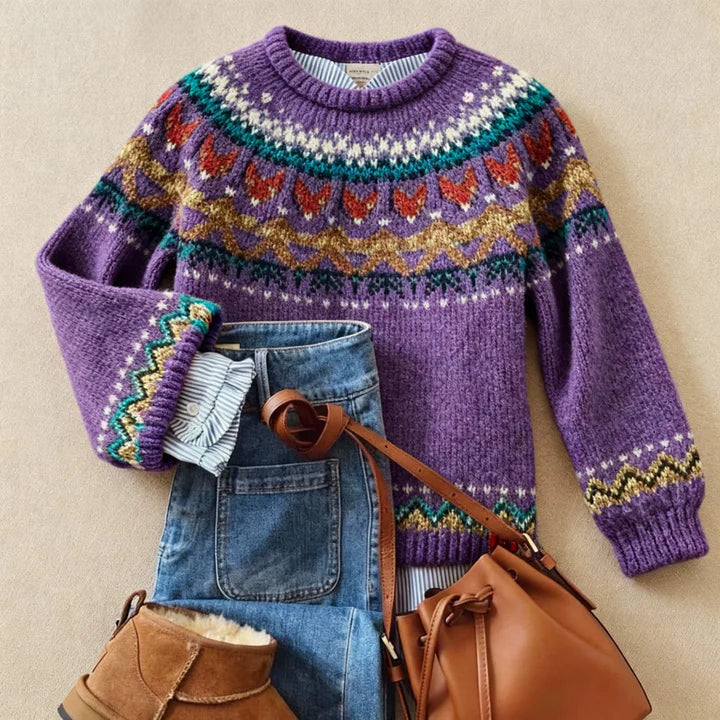 Solva | Suéter Vintage Violeta