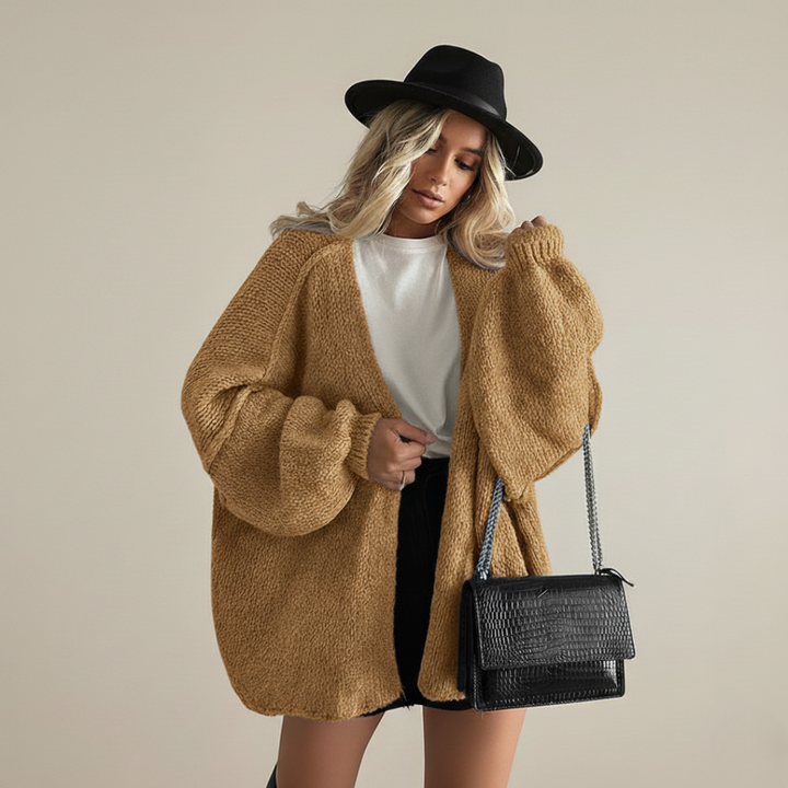 The Oversized Cardie | Cárdigan de Punto Relajado — Edición Final