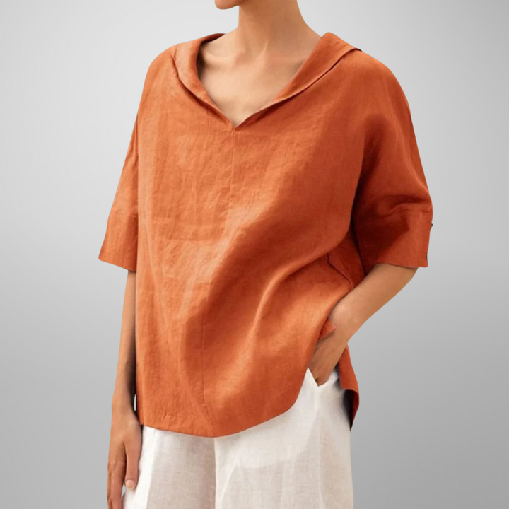 Lucy | Blusa de Algodón Holgada para Mujeres