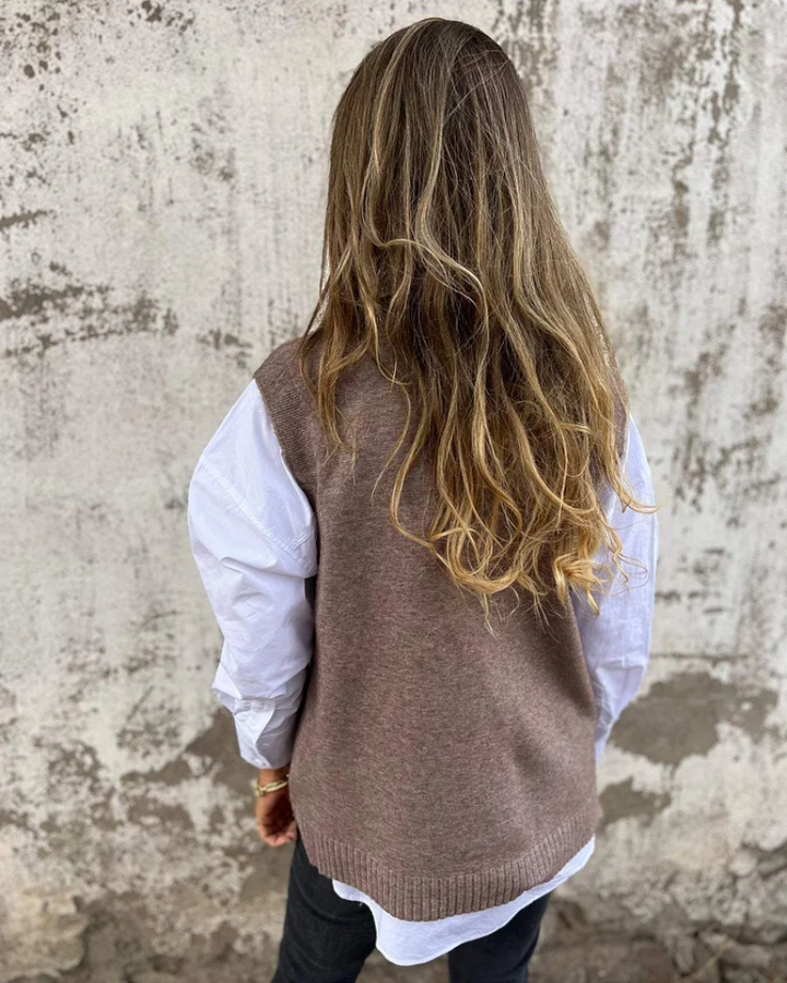 Evelyn | Chaleco de Punto Elegante