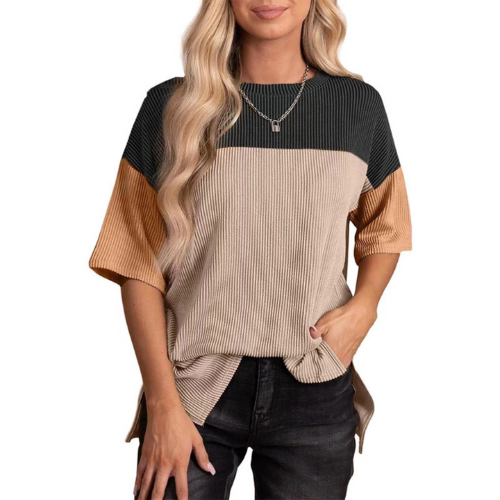 Brynlue | Top de Verano Casual de Corte Suelto a Rayas