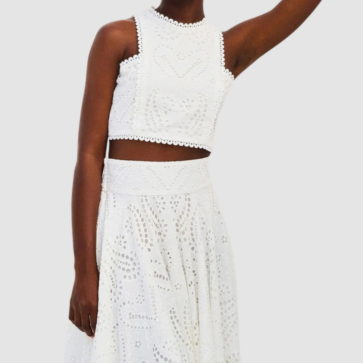 Conjunto Sofisticado de Dos Piezas Tallie – Conjunto Elegante de Dos Piezas para el Verano Chic