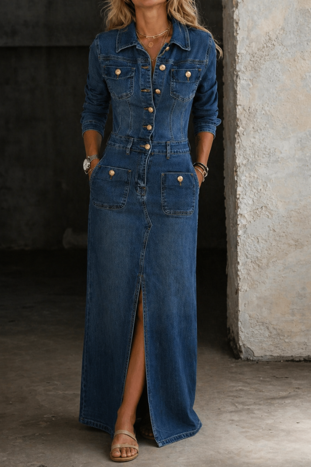 Leila | Denim Clásico y Cómodo