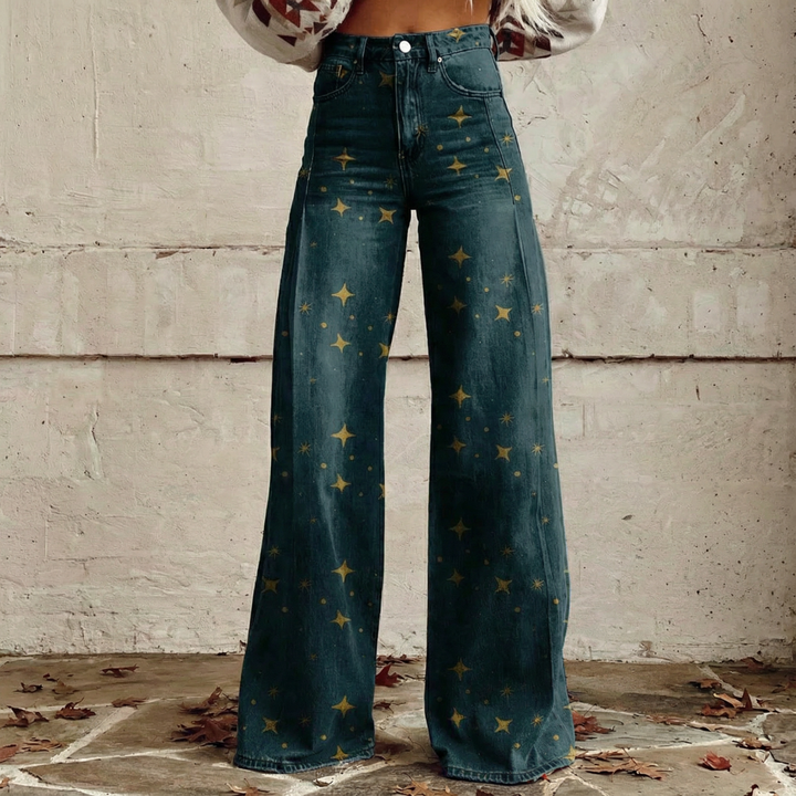 Celeste | Pantalones Vintage Boho Livianos