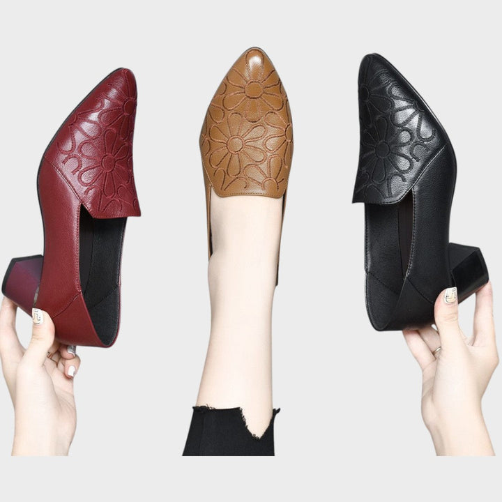 Elena | Zapatos Cerrados con Bordado