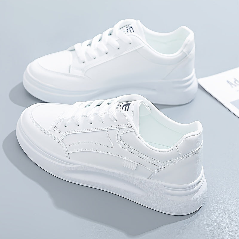 Elke | Zapatillas blancas elegantes con comodidad ligera