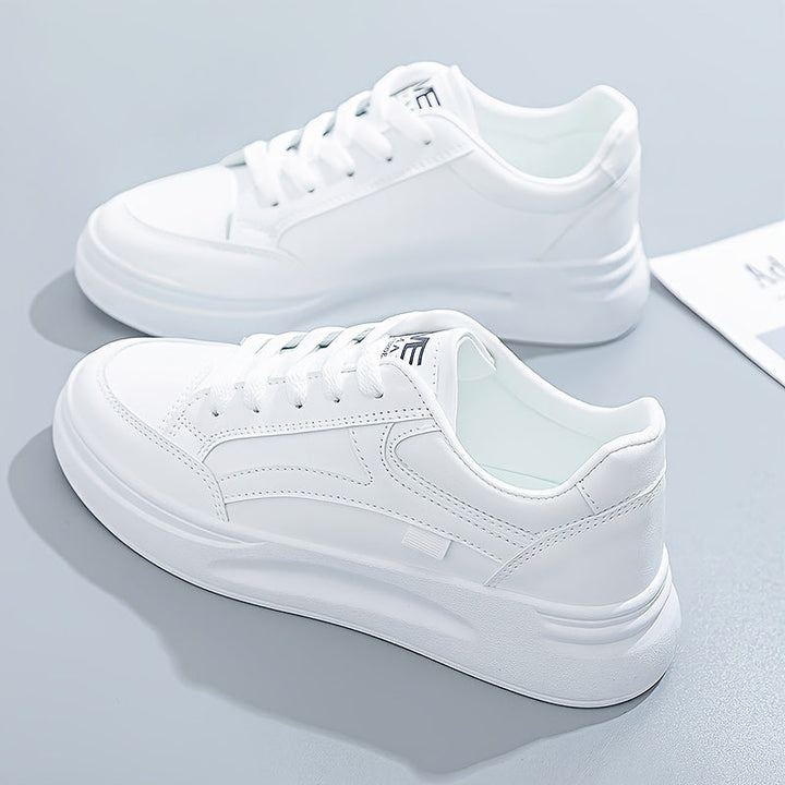 Elke | Zapatillas blancas elegantes con comodidad ligera