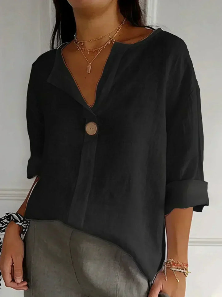 Nayla | Blusa Casual de Mujer con Escote en V