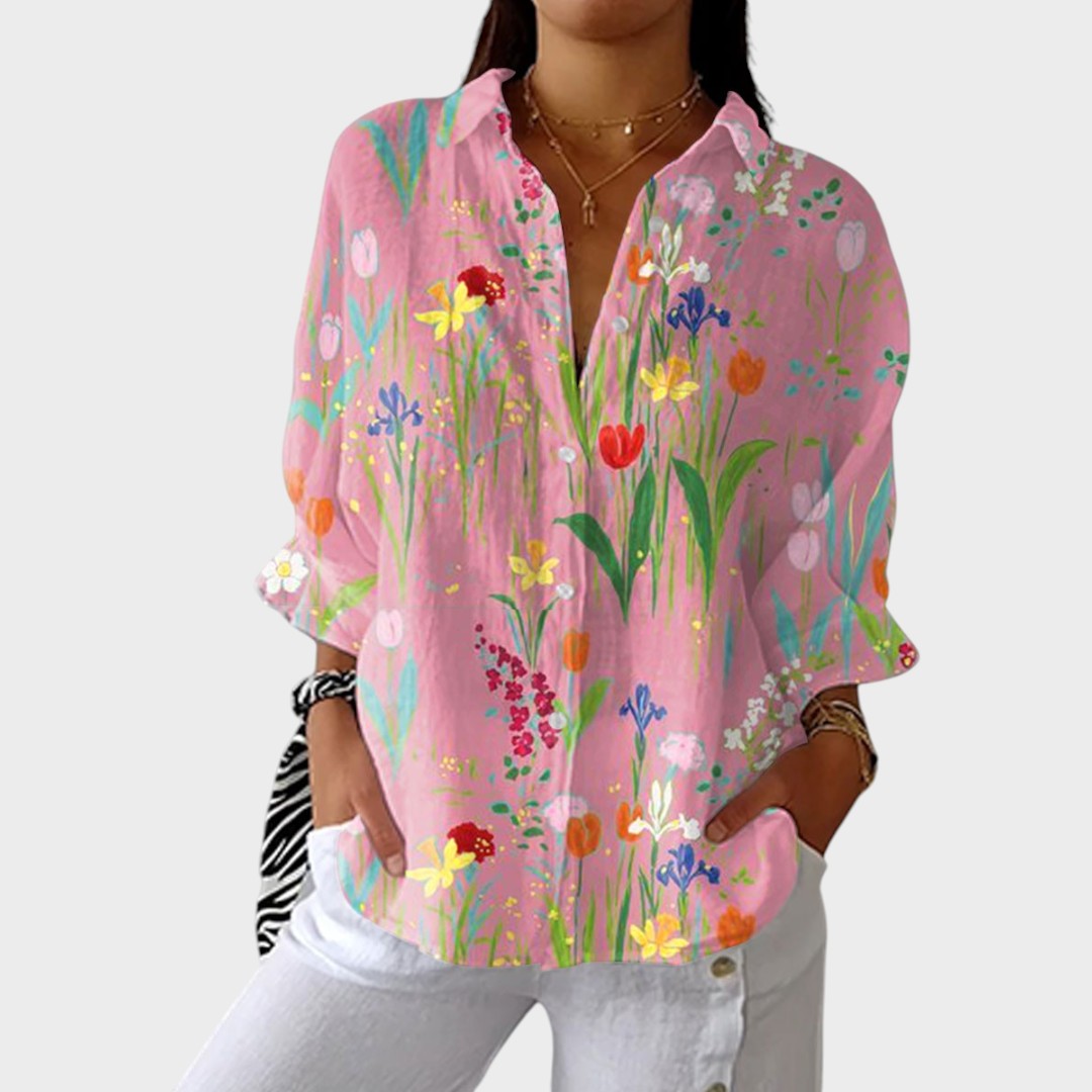 Lidia | Blusa Camisera Floral