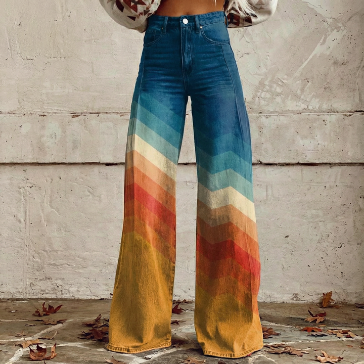 Clara | Pantalones de Pierna Ancha Estilo Boho