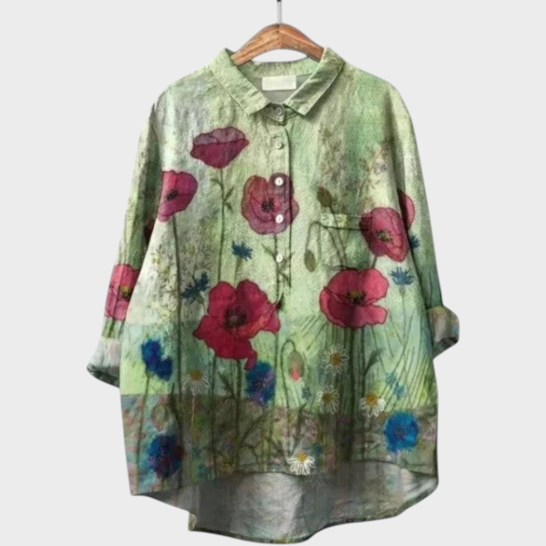 Flavia | Blusa Oversize con Botones