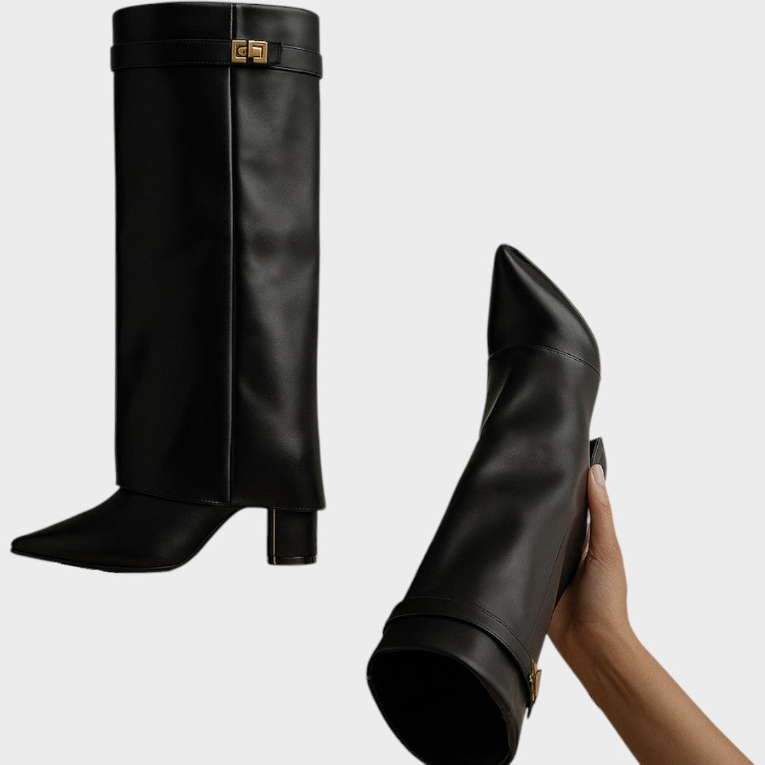 Luna | Botas de Cuero de Caña Alta