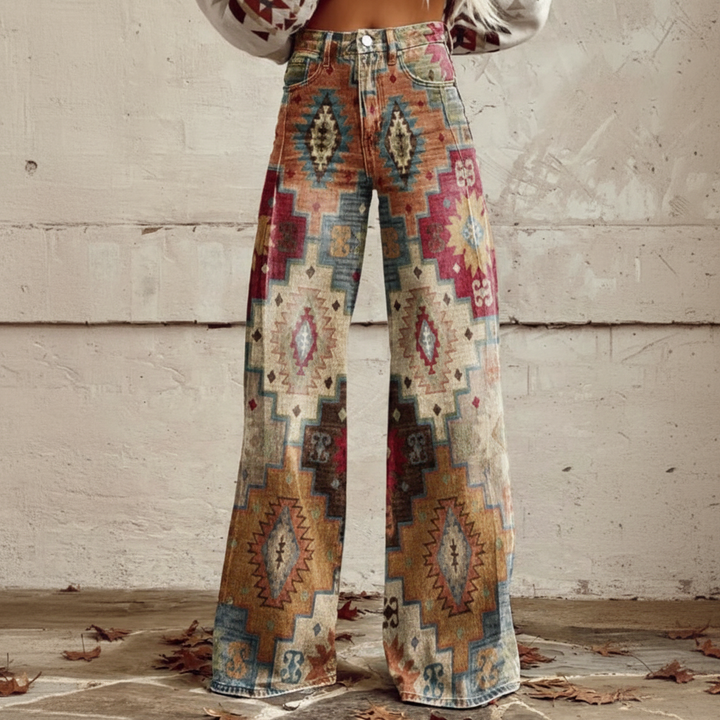 Francesca | Pantalones de Patrón Boho Retro