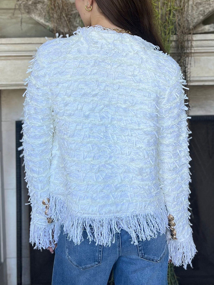 Gabriella | Chaqueta Elegante con Flecos, Nueva Tendencia para un Estilo Refinado y Comodidad Diaria