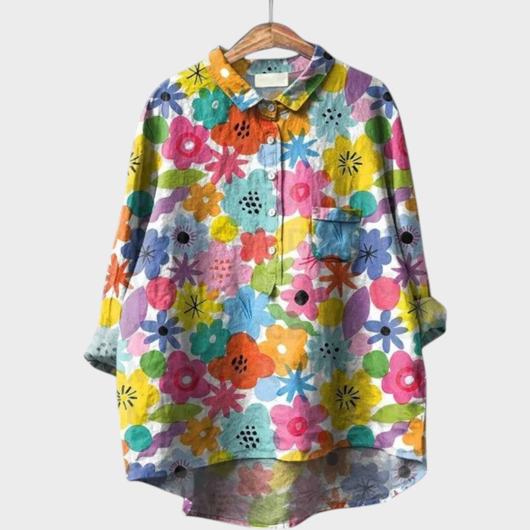 Natalí | Blusa Oversize con Botones