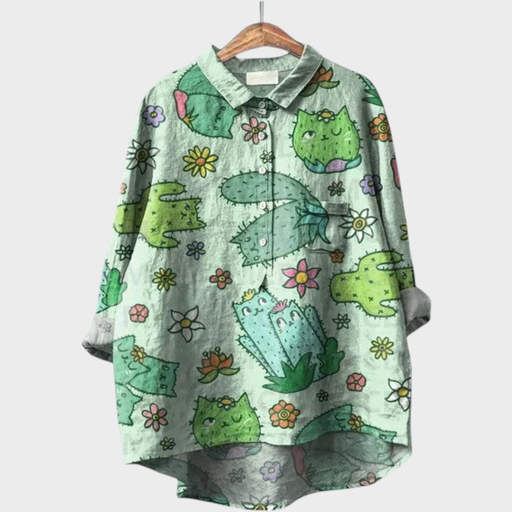 Natalí | Blusa Oversize con Botones