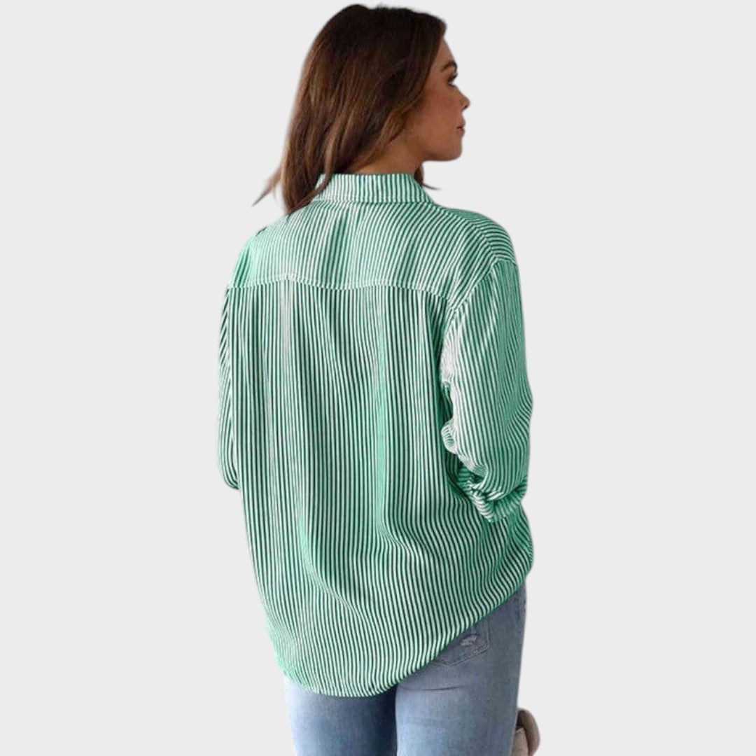 Brenda | Blusa con Cuello Clásico