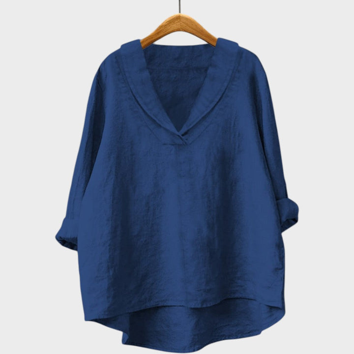 Joaquina | Blusa Oversize con Cuello en V