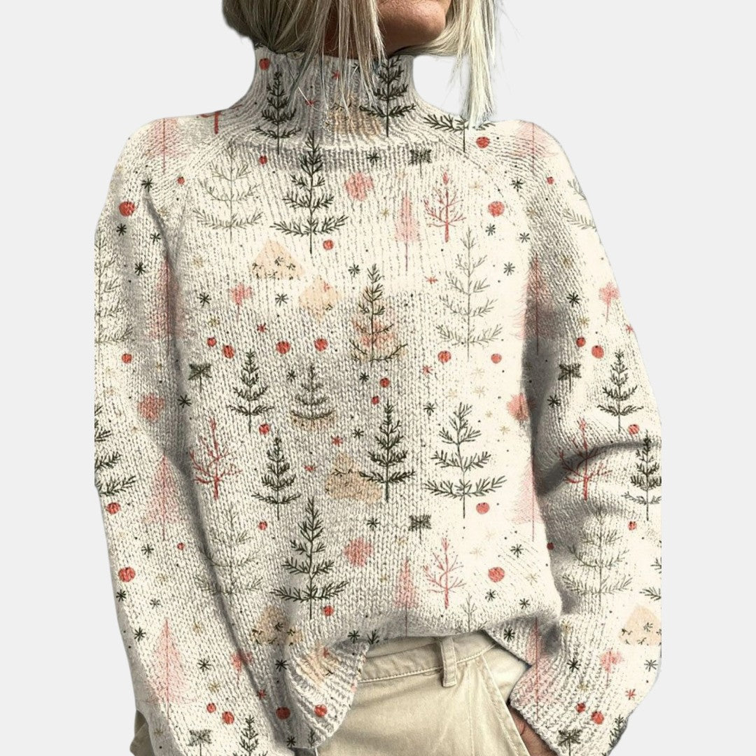 Graciana | Suéter Cuello Alto Festivo