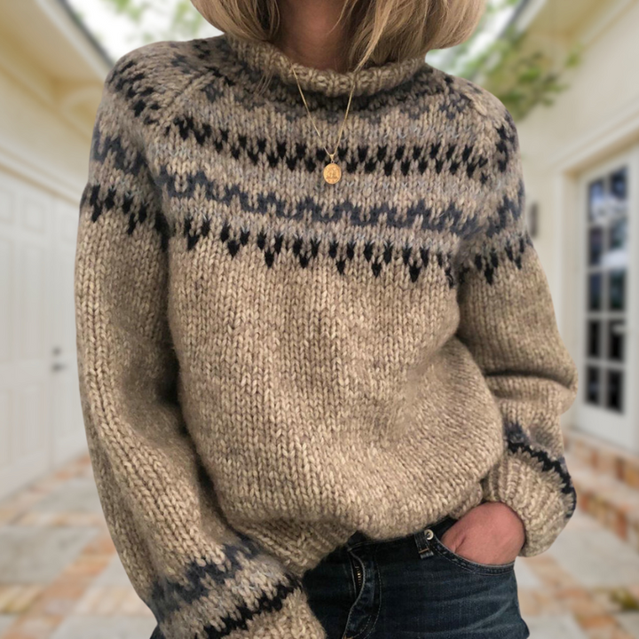Helga | Suéter de Punto Islandés Hecho a Mano