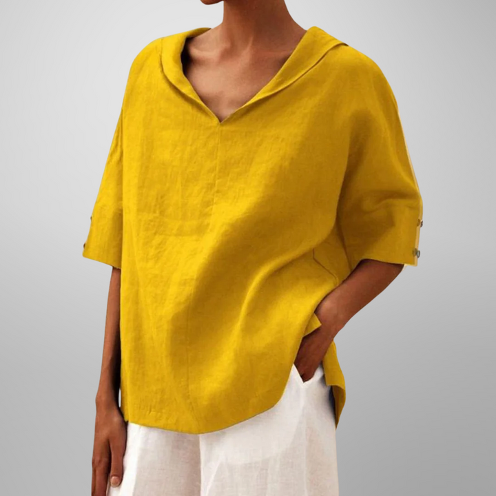 Lucy | Blusa de Algodón Holgada para Mujeres