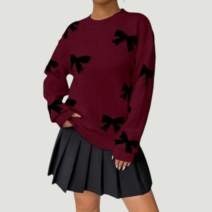 Hata | Pullover Estampado Moñitos