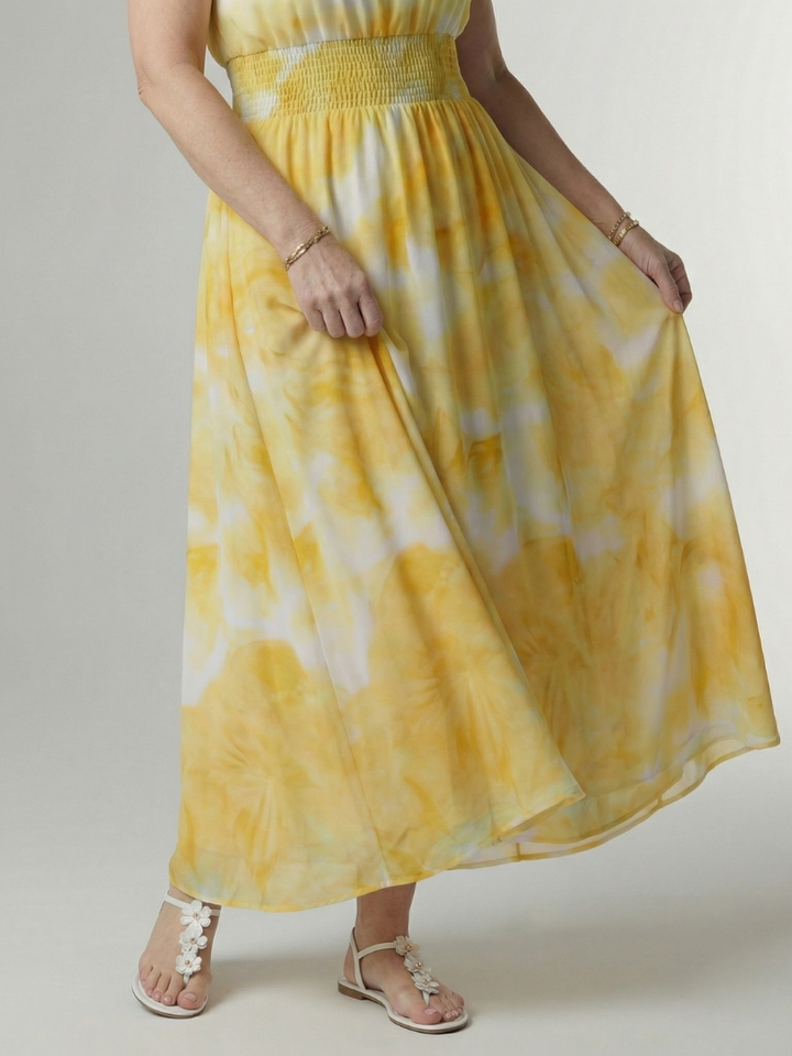 Giuliana | Vestido Midi Halter Fruncido