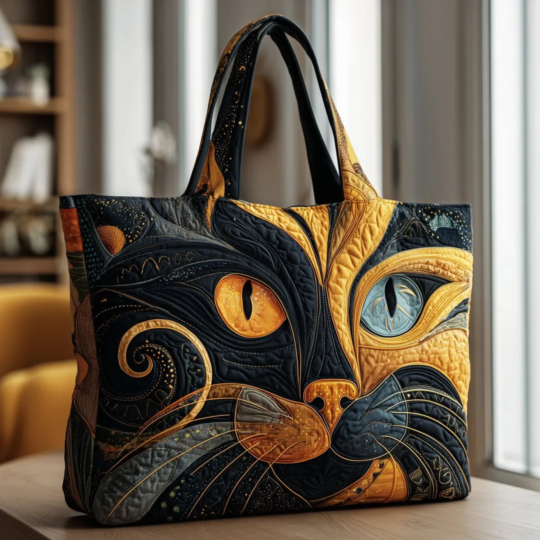Cartera Artesanal | Gato Místico