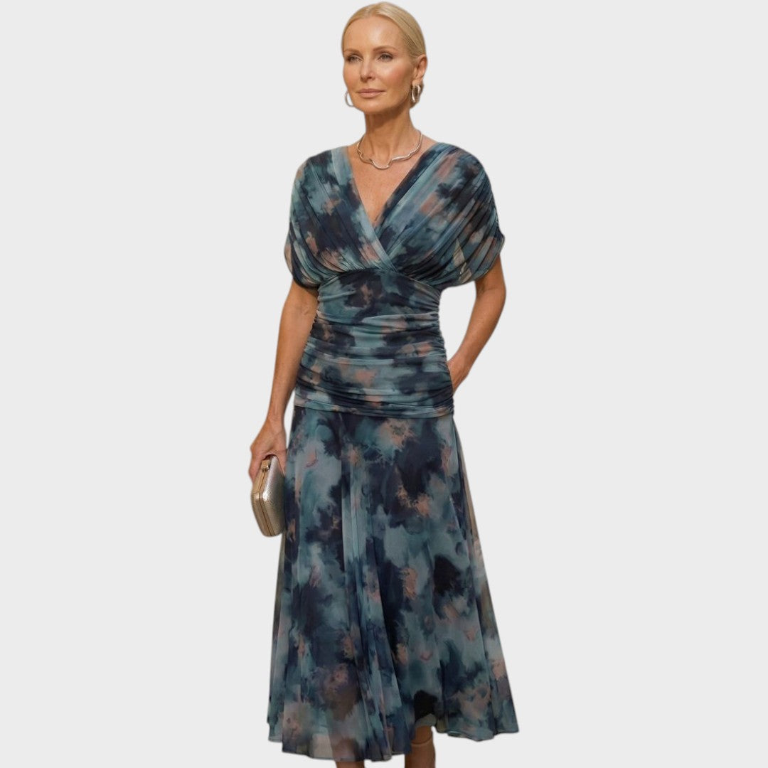 Luna | Vestido Azul Elegante