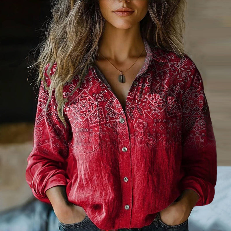 Graciela | Blusa Bohemia Estampada