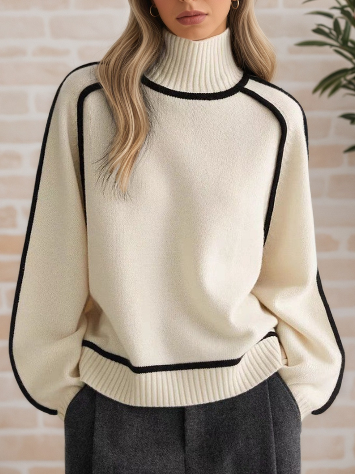 Donna | Suéter elegante con cuello alto