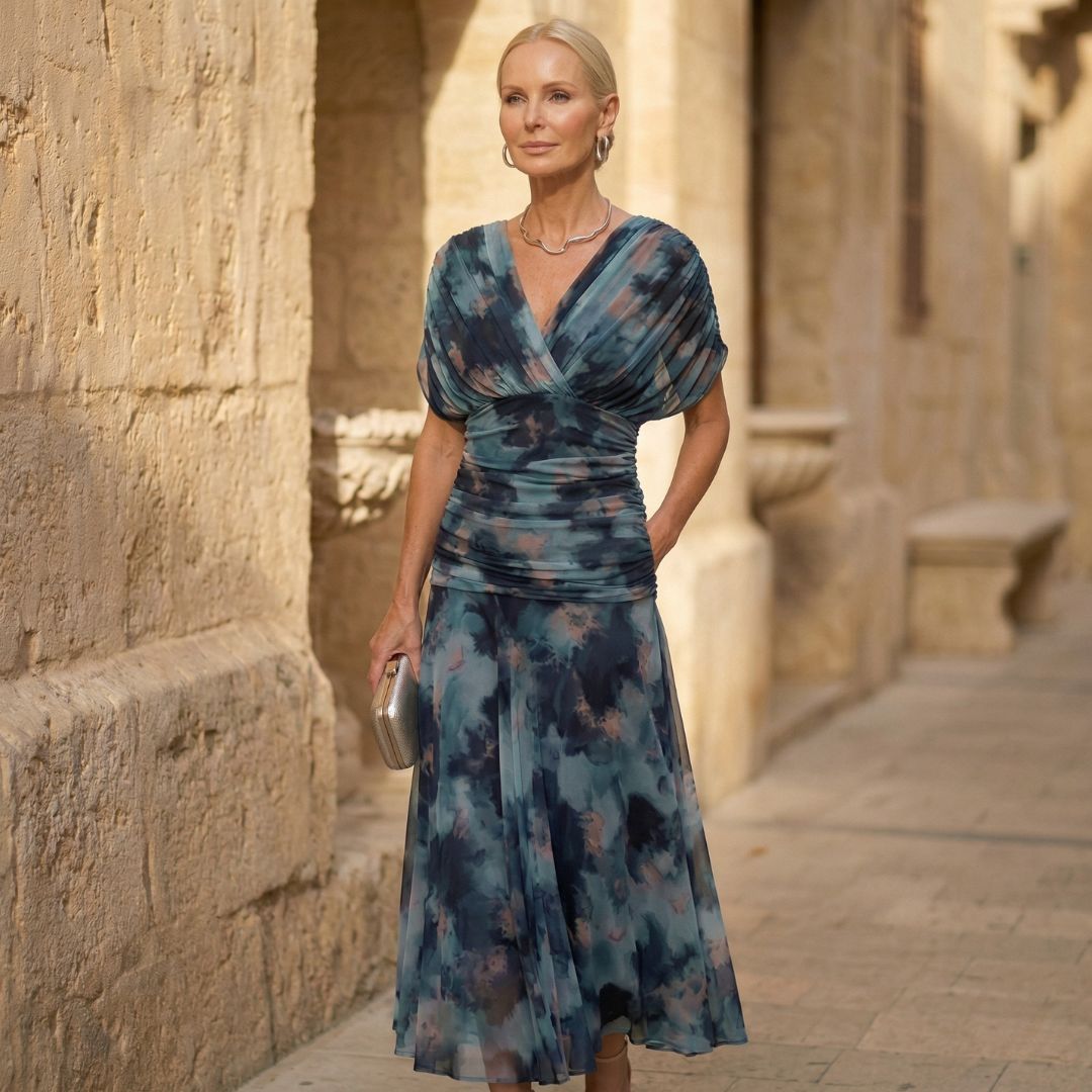 Luna | Elegante Vestido Azul