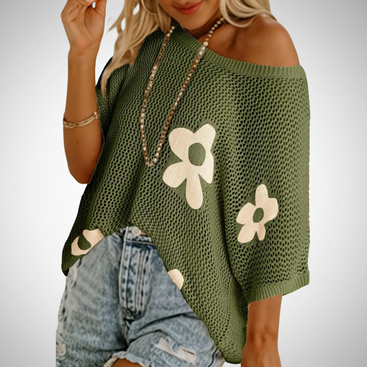 Jinky | Top de Croché Ligero y Elegante