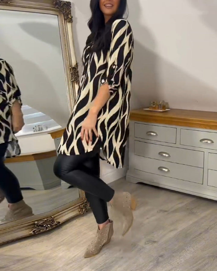 Alexandra | Blusa Suelta Impresa para Mujeres