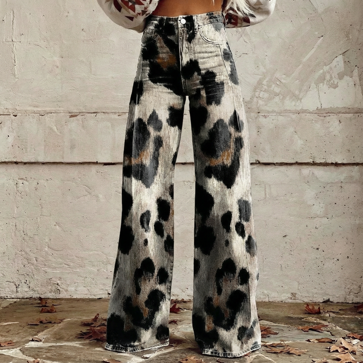 Leona | Pantalones Vintage Boho de Ajuste Fácil