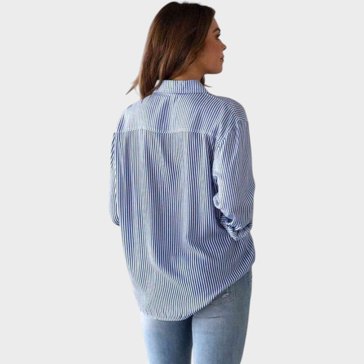 Brenda | Blusa con Cuello Clásico