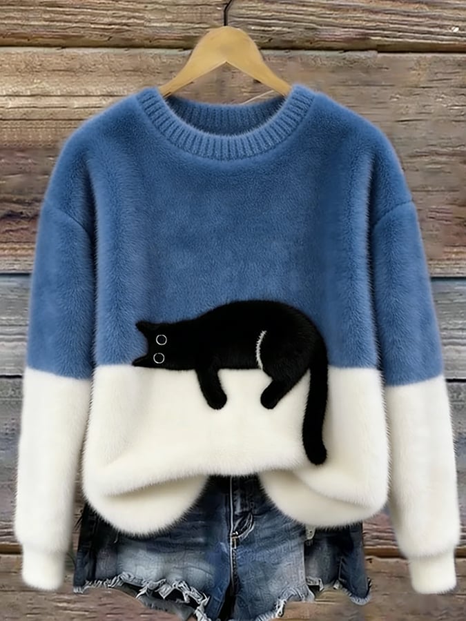Lunette | Buzo con Estampado de Gato