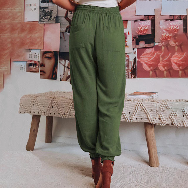 Kaeli | Pantalones de chándal elegantes con cordón